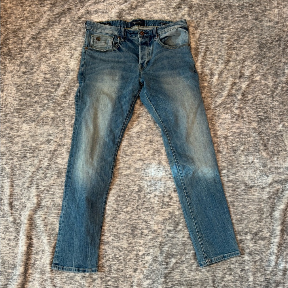 Scotch & Soda Relaxed Fit Jeans - Light Blue